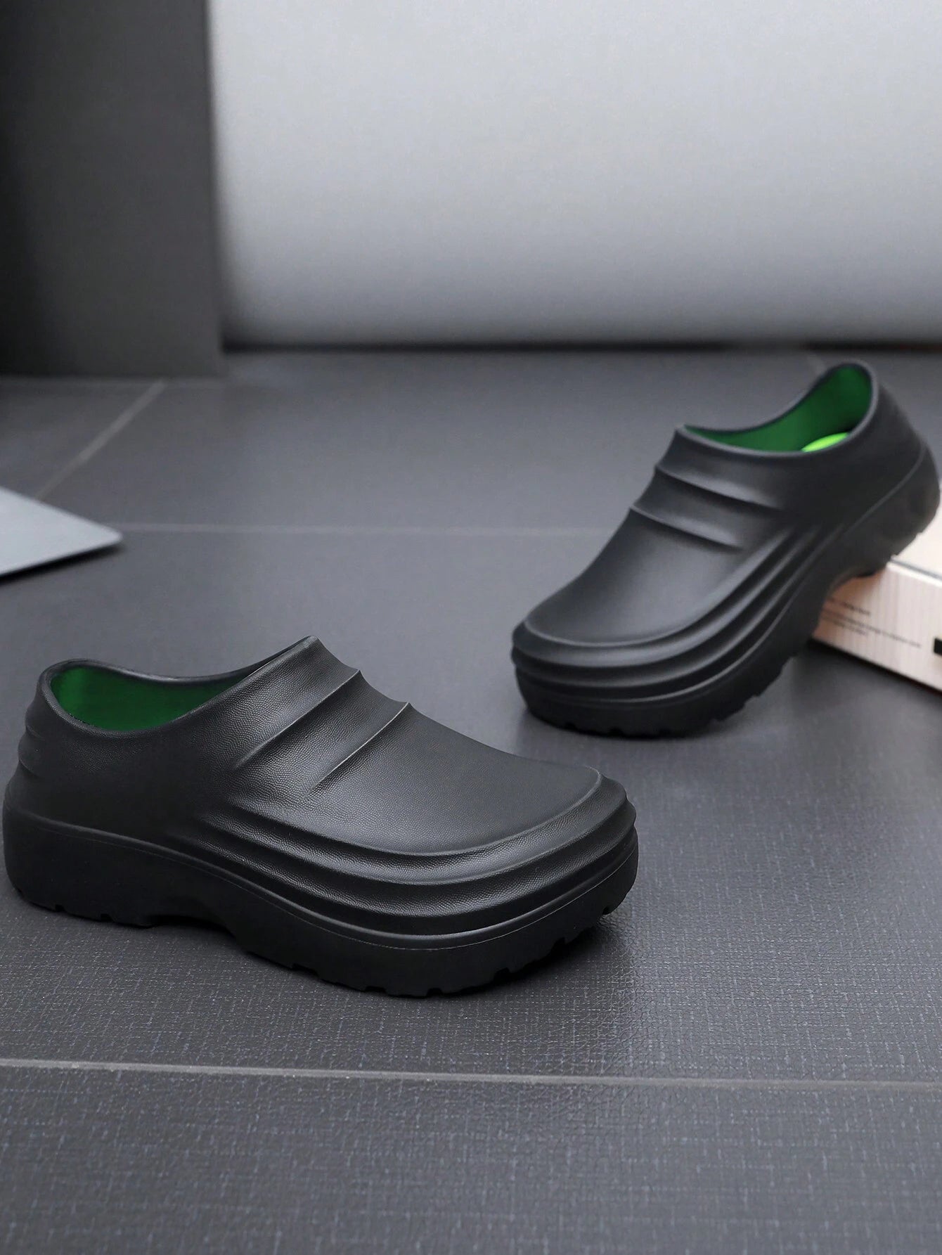 W Men'S Waterproof, Anti-Slip, Oil-Resistant and Wear-Resistant Kitchen Chef Shoes